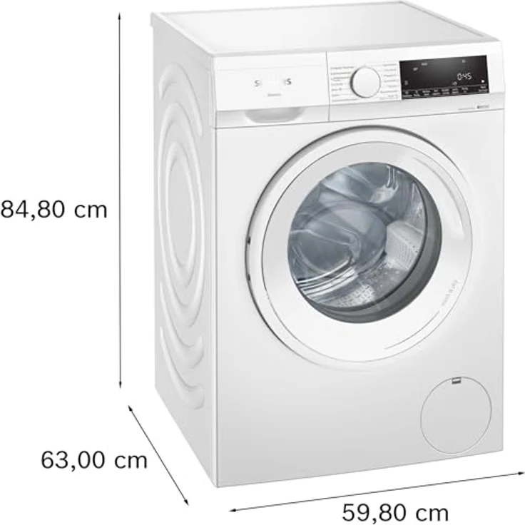 Siemens WN34A141, Waschtrockner, Energieeffizienzklasse E, Standgerät, Breite 60 cm, Geräuschemissionsklasse A – Bild 4
