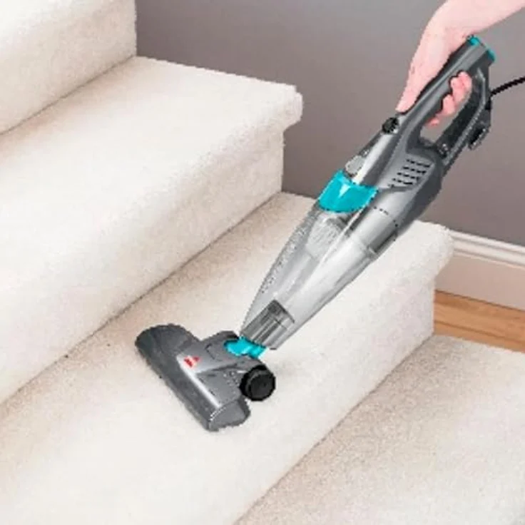 BISSELL 2024N Featherweight Pro Stabstaubsauger mit abnehmbarem Handstaubsauger, beutellos, mit Kabel, 450W, Titan und Blau – Bild 4