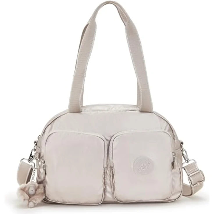 Kipling Basic Plus Cool Defea, Schultertasche 33 cm mit abnehmbarem Umhängeriemen und großen Außentaschen, Mehrfarbig – Bild 1