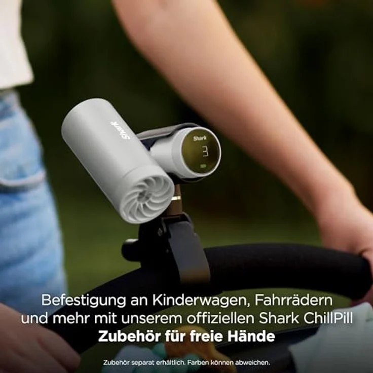 Shark ChillPill 3-in-1 Ventilator mit HydroGo Sprühnebel, InstaChill Kühlplatte & 7,5 m/s Luftstrom – Tragbar für Indoor & Outdoor – Blau – Bild 9