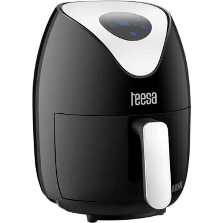 Teesa Digitale Airfryer 1,8l, Heißluftfritteuse mit LCD Bildschirm, schwarz, 1000W, spülmaschinenfest – Bild 5