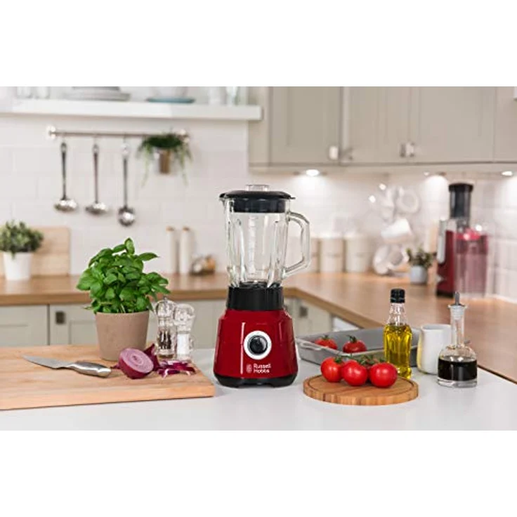 Russell Hobbs Glas-Standmixer Desire, 22.000U-min, 0.9 PS-Motor, Impuls--Ice-Crush-Funktion, 1.5l Glasbehälter, Edelstahlmesser, Mixer, elektrischer Zerkleinerer, Smoothie-Maker 24720-56 – Bild 2