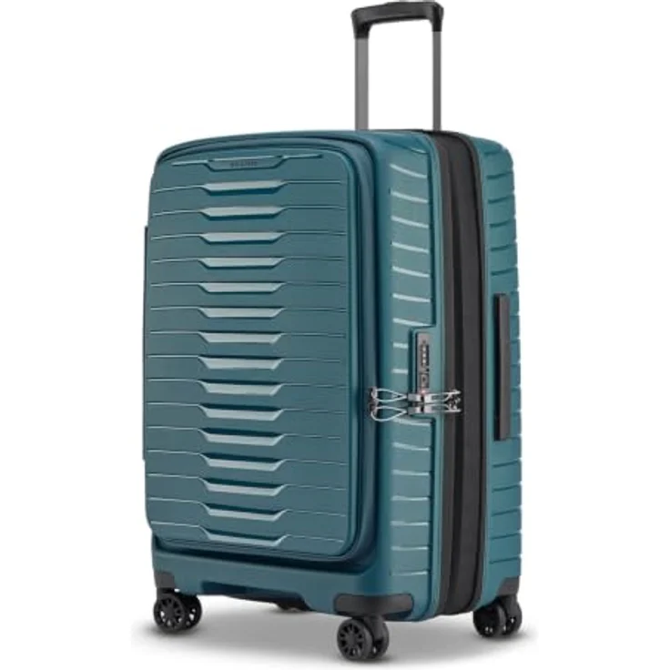Stratic Novium 4 Rollen Trolley M 65.5 cm, Dehnfalte, 100% Polypropylen, petrol – Bild 8