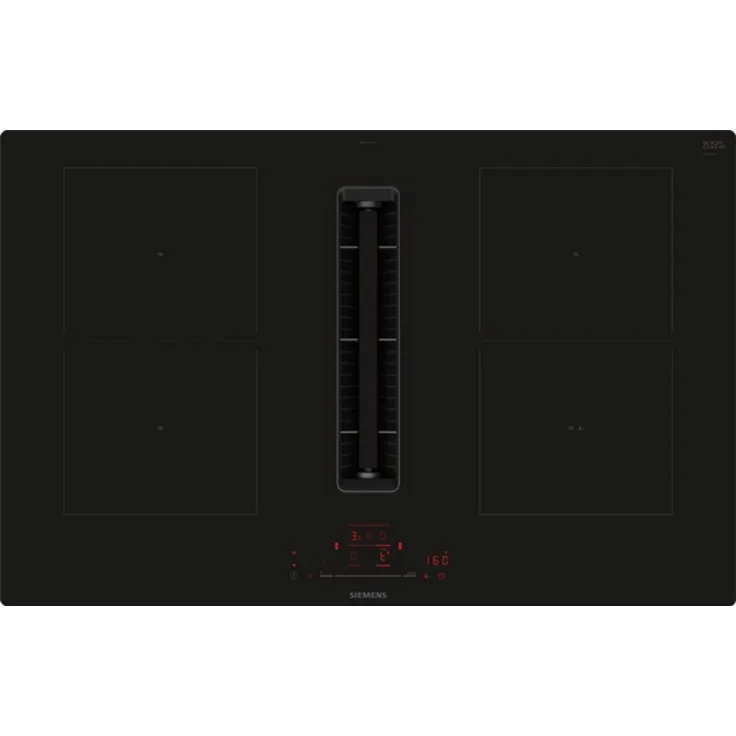 SIEMENS Induktions-Kochfeld ED811HQ26E, mit vollintegrierten Dunstabzug, rahmenlos, Kombi-Induktion, touchSlider, Home Connect