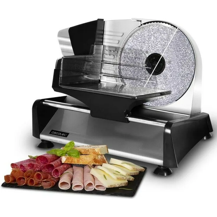 Cecotec Aufschnittmaschine Rock'nCut Twin 180W Schwarz Rostfreier stahl
