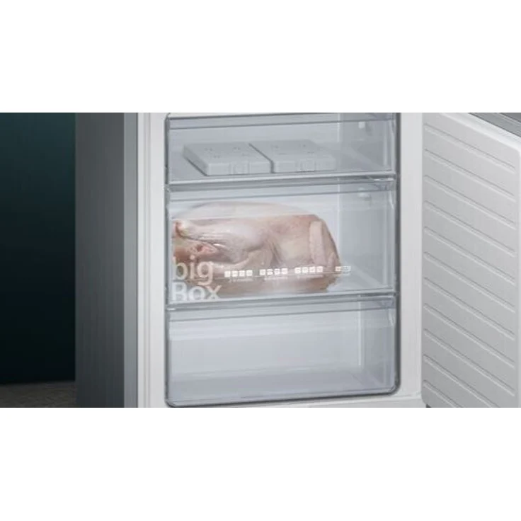Siemens KG49EAICA Kühl-Gefrierkombination, freistehend, silber, SuperKühlen, SuperGefrieren, 0-Grad-Zone, Urlaubsschaltung, Breite 70 cm – Bild 5