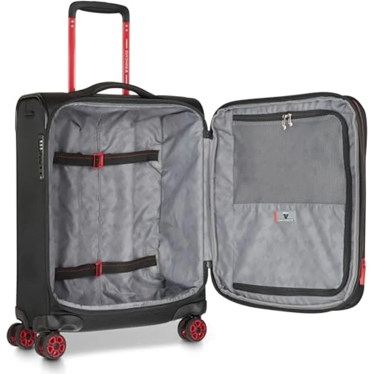 RONCATO Move Cabin Trolley Exp 4 W 55/20 cm Nero, Leichter und robuster Koffer mit leisen Rollen – Bild 4