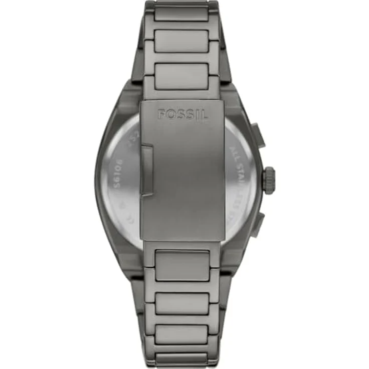 Fossil Herren Analog Quarz Uhr mit Edelstahl Armband FS6107, 44-mm-Gehäuse, Chronograph-Anzeige, Gunmetal – Bild 3