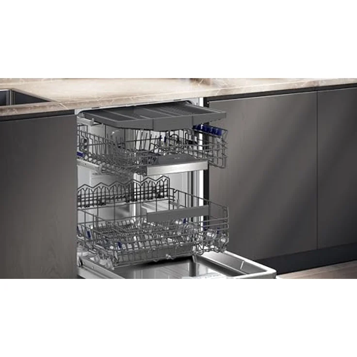 Siemens iQ500 SX65EX22CE, Voll integrierter Geschirrspüler, Standardgröße (60 cm), Schwarz, mit Berührsteuerung, 5 Jahre Garantie – Bild 3