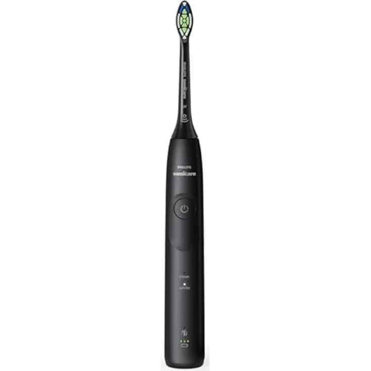 PHILIPS Sonicare HX7111/01 Series 5500, Elektrische Zahnbürste Schwarz mit Schalltechnologie und W2 Optimal White Bürstenkopf – Bild 2