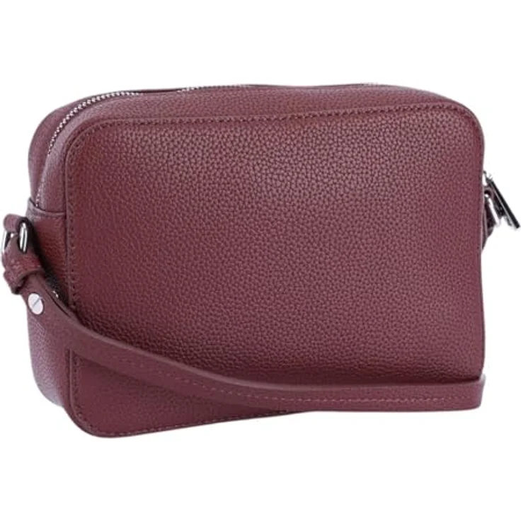 Joop! Jeans Lettera 1.0 Cloe Umhängetasche aus 100% Leder, 22 cm, rot – Bild 4