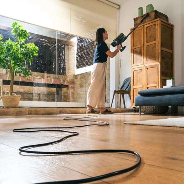 Cecotec A01 EU01 115419, Stielstaubsauger mit Kabel, 500 W Leistung, 15 kPa Saugleistung, HEPA-Filter, motorisierte Bodendüse, Teleskoprohr, 700 ml Tank – Bild 6