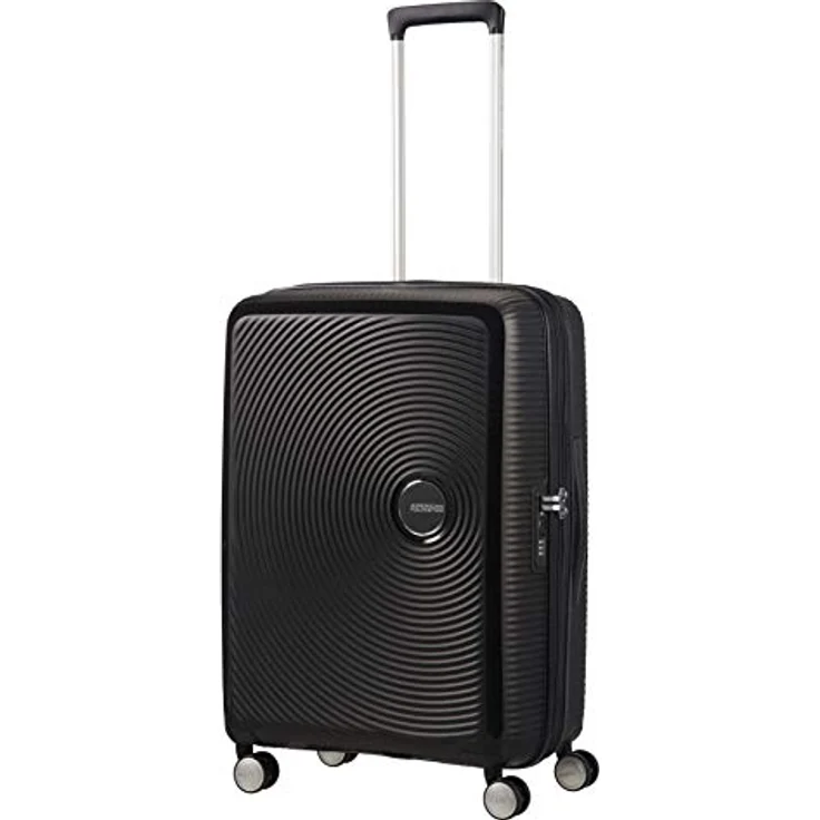 American Tourister Soundbox - Spinner M Erweiterbar Koffer, 67 cm, 81 L, Schwarz (Bass Black) – Bild 3
