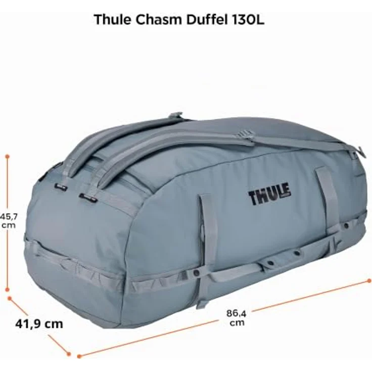 Thule Chasm Weekender Reisetasche, 76.5 cm, 100% Polyester, blau – Bild 2