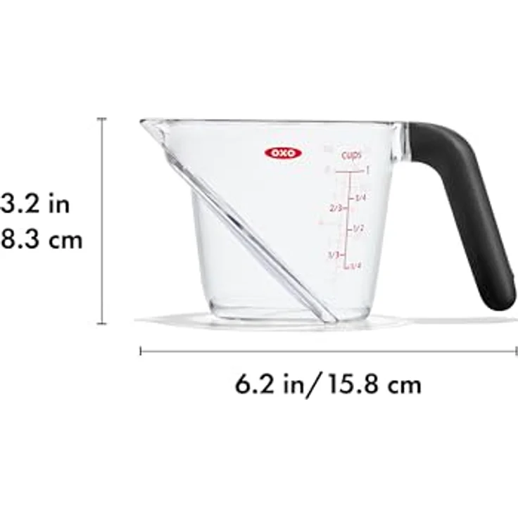 OXO Good Grips Abgewinkelter Messbecher - 250 ml – Bild 6