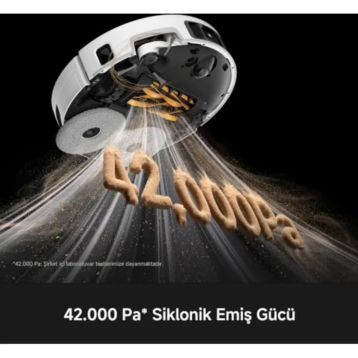 Mova V70 Ultra Complete, Weiß Saug-Wisch-Roboter mit Reinigungsstation, 6.400 mAh Akku, 220 Min. Laufzeit, 40.000 Pa Saugleistung, EcoCyclone™ System – Bild 5