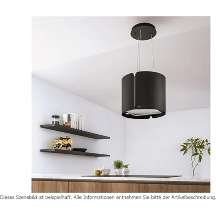 Franke Smart Suspended Inselhaube 42 cm, Dunstabzugshaube in Schwarz Matt mit 5 Jahre Garantieverlängerung – Bild 4