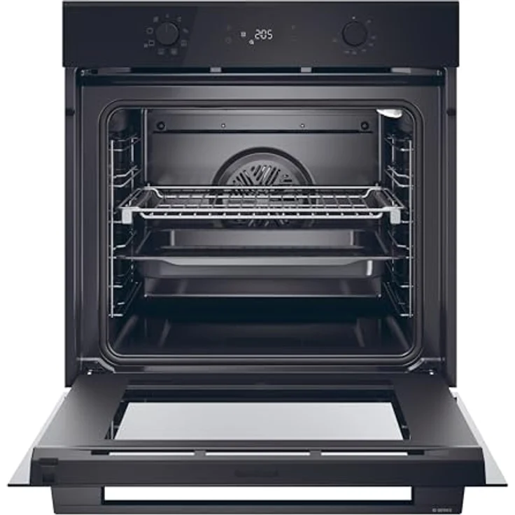 Haier ID SERIE 2 H6 ID2P3T1HTB Einbau-Backofen in Schwarz, A+, 78 Liter, 9 Funktionen, Umluft Beheizung mit Grill, Hydrolyse-Reinigung, Teleskopauszug – Bild 2