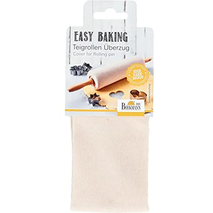 Birkmann, Teigrollenbezug, Easy Baking, Baumwolle, bei 30°C waschbar