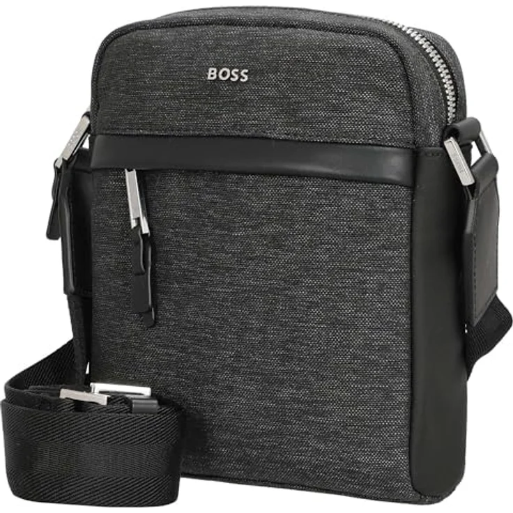 Boss Highway Mini Bag Umhängetasche, graue 16.5 cm Polyesterstasche mit kompaktem Design – Bild 2