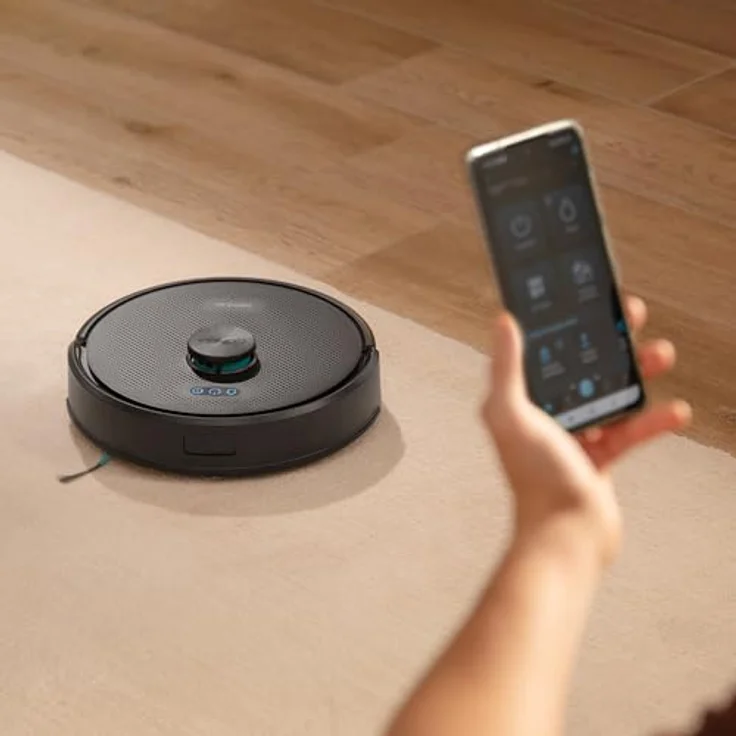 Cecotec Conga Y70, Beutelloser Staubsauger-Roboter mit LiDAR-Navigation, 3 l Staubbehälter, Schwarz, integrierte Wischfunktion – Bild 8