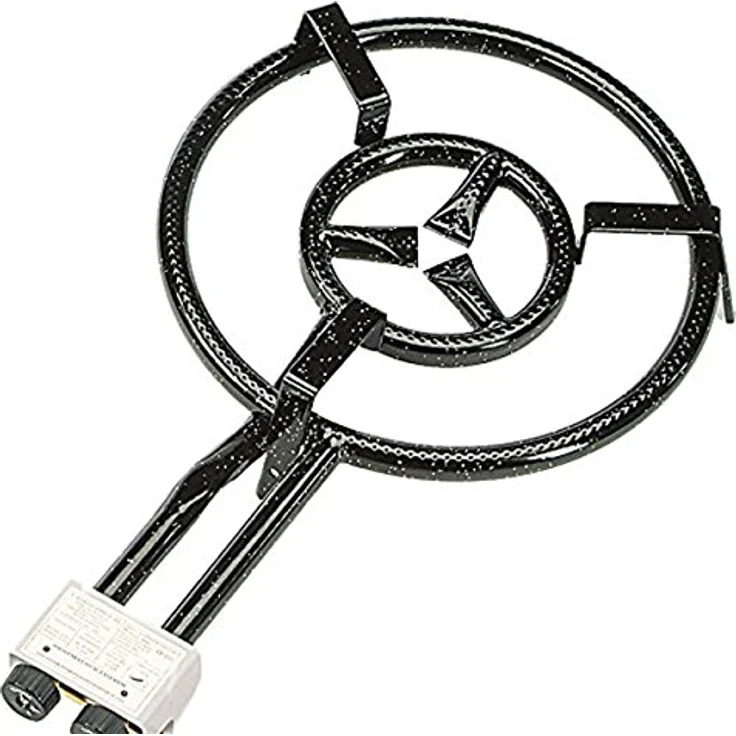 Vaello Gasbrenner Butan/Propan 40 cm, 2 Flammen mit 11,4 kW Leistung für Paella-Zubereitung – Bild 1