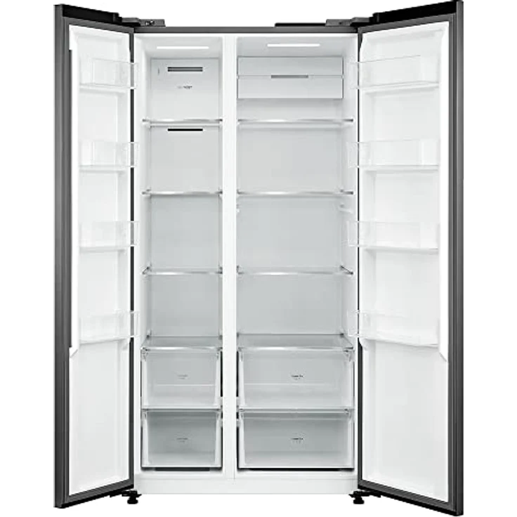 Cecotec Bolero CoolMarket SBS 592 Inox, Amerikanischer Kühlschrank 2 Türen, 592 Liter, Invertermotor, Nicht-Frost, Ultraschnelles Einfrieren, Energieeffizienzklasse E – Bild 3