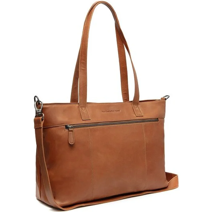 The Chesterfield Brand Osira Shopper Tasche, 39 cm, 100% Leder mit Laptopfach, braun