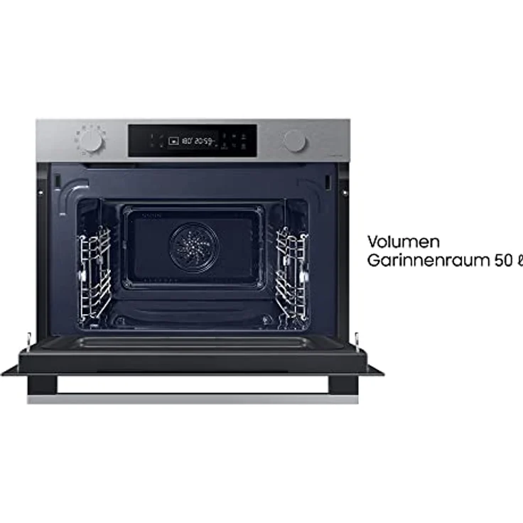 Samsung NQ5B4553FBS/U1 Backofen mit Mikrowelle, Einbaugerät, Garraum 50 l, Breite 59,5 cm, edelstahl – Bild 3