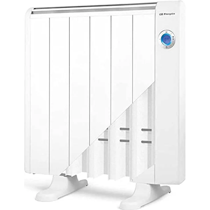Orbegozo RRW 1000, ölfreier Heizkörper mit 1000 Watt Heizleistung und digitalem Thermostat, Weiss – Bild 2