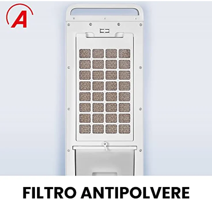 Ardes ARCF02 Keramik-Elektroheizung 2000W mit Gebläse, schwarz und weiß, multifunktional, LED-Display, Fernbedienung, automatische Oszillation – Bild 6