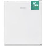 Heinrich´s Mini Gefrierschrank 33L -18°C klein kompakt leise:40db Gefrierbox; wechselbarer Türanschlag; mini Tiefkühltruhe Tiefkühlschrank,perfekt für Büro Camping Outdoor (weiß)