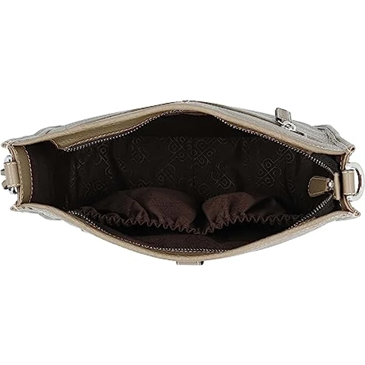 Picard Beuteltasche Kronberg aus genarbtem Rindleder mit Zapfenverschluss, Nude, 27 x 9.5 x 25 cm – Bild 6