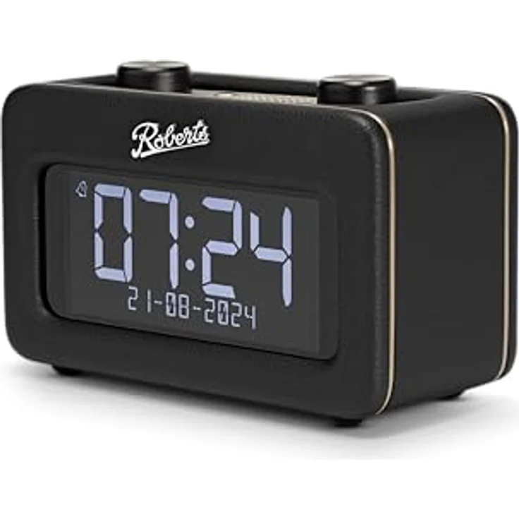 Roberts Revival Rest, Radiowecker im Retro-Stil mit DAB+/FM-Radio, Bluetooth-Streaming, zwei Alarmen und luxuriösem Lederbezug – Bild 1