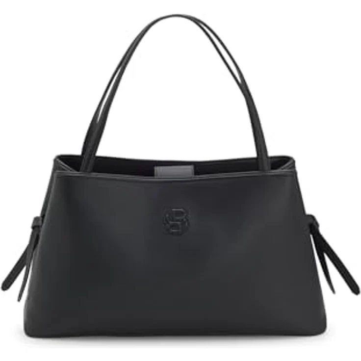 Boss Anett Shopper Tasche, 45 cm, schwarz, 100% Kunstleder – Bild 1