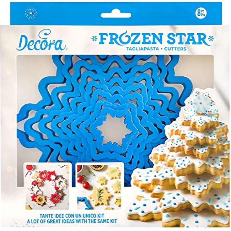 DECORA 0255250 Ausstechformen-Set, 8 Stück