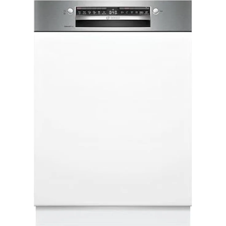Bosch SMI4ECS28E, Teilintegrierter Geschirrspüler, 60 cm, Energieeffizienzklasse A, Gebürsteter Stahl – Bild 1