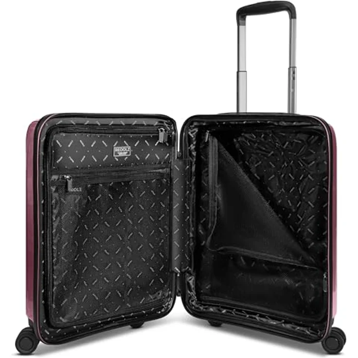 REDOLZ Hartschalen Handgepäck-Koffer | Kleiner Trolley 40 x 20 x 55 cm | 4-Rollen & TSA-Schloss | Ultra-leicht nur 2,66 kg | Essentials 14 – Bild 4