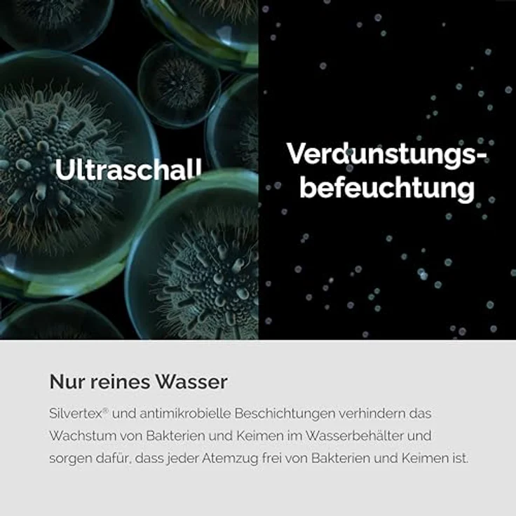 MEACO Meaco Armin 300 ml Verdunstungsbefeuchter – Luftbefeuchter Für Räume Bis 44 m², 2,4 L Tank, Reine Und Optimal Befeuchtete Luft Ohne Weiße Rückstände, Leiser Betrieb (Weiß) – Bild 4