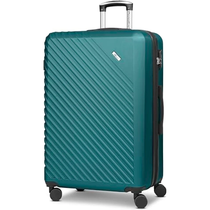 Check in Paradise 2.0 Koffer, XL Trolley 52 x 30 x 78 cm, erweiterbar, stoßfestes ABS, Teleskopgriff, 110 Liter Volumen, für Damen und Herren – Bild 1