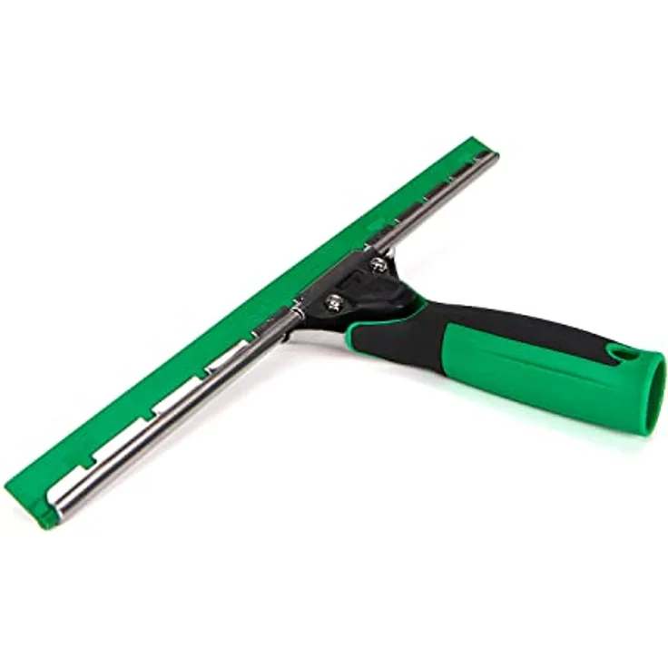Unger ErgoTec Fensterwischer Breite 35 cm, mit S-Schiene und grünem Wischergummi – Bild 2