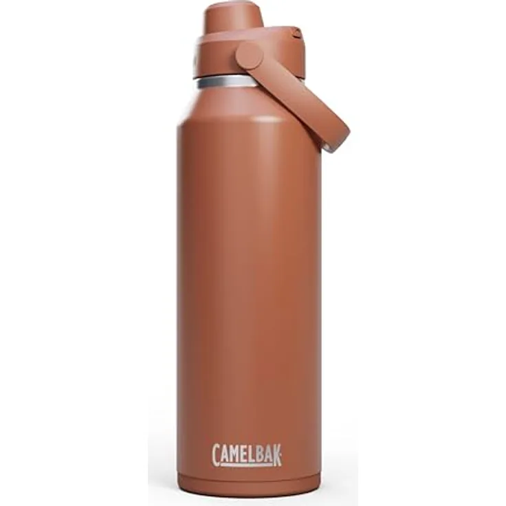 CAMELBAK Thrive Chug Wasserflasche, isolierter Edelstahl, 1,2 l, auslaufsicher, Sierra Red