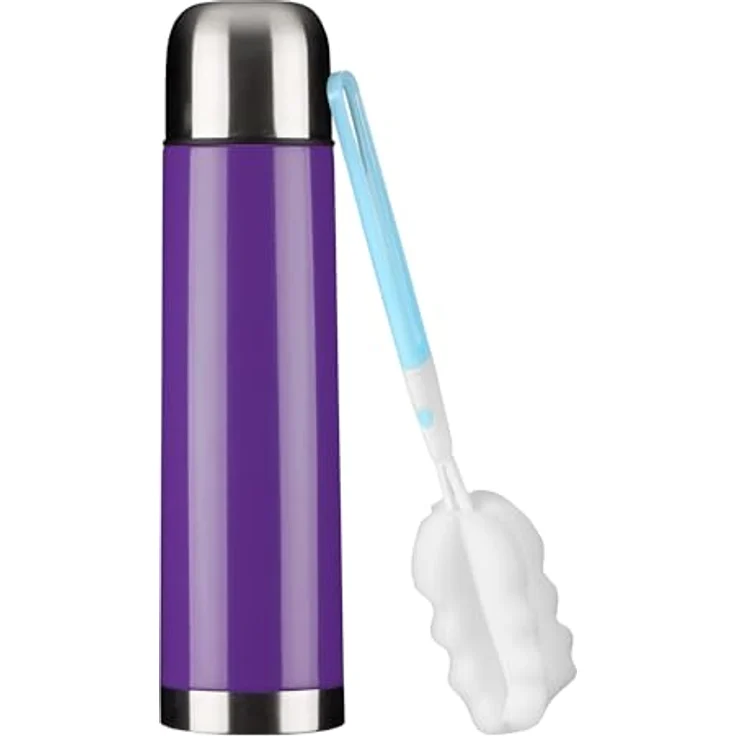 Gräwe Isolierflasche mit Messer THERMOHOME, 1 l, lila – Bild 2