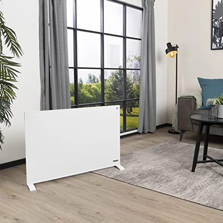 Princess Smarte Infrarotheizung – 540 W – Geringer Energieverbrauch – Steuerbar über kostenlose App – Programmierbar mit integriertem Thermostat – Weiß – Bild 2