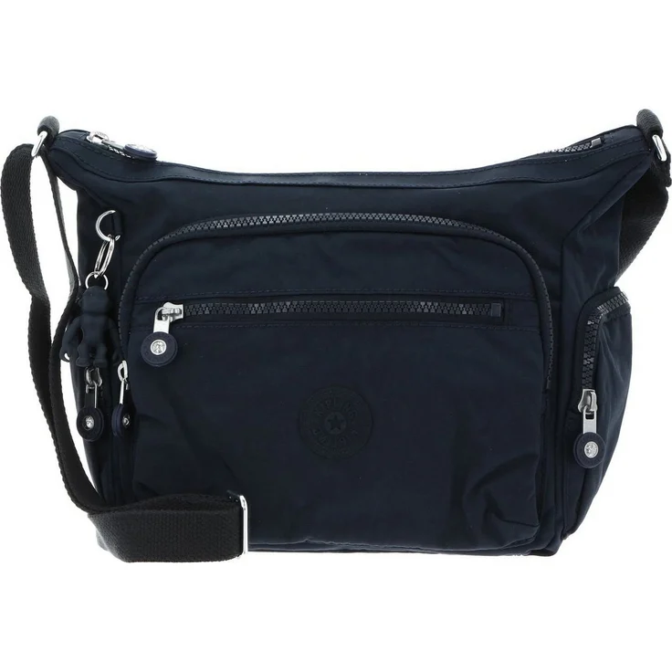 KIPLING Umhängetasche Basic Eyes Wide Open, Blau, mit vielen Zippertaschen – Bild 1
