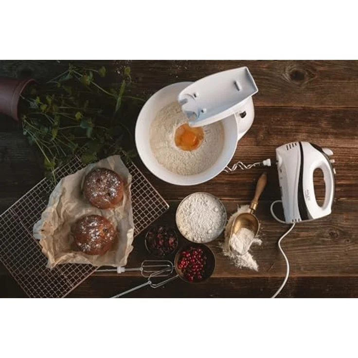 Adler AD4206 300W 5 Stufen Rührgerät mit Schüssel 3 L Handmixer Handrührgerät Knetmaschine – Bild 7