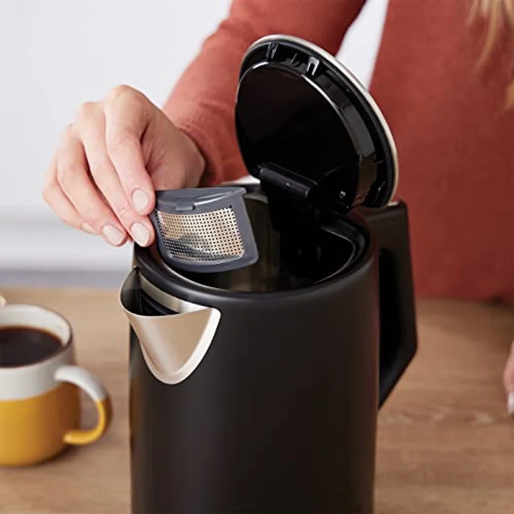Ninja KT200EU Wasserkocher, 1,7 Liter, 3.000 Watt, 6 voreingestellte Temperaturen, Warmhaltefunktion, schwarz – Bild 5
