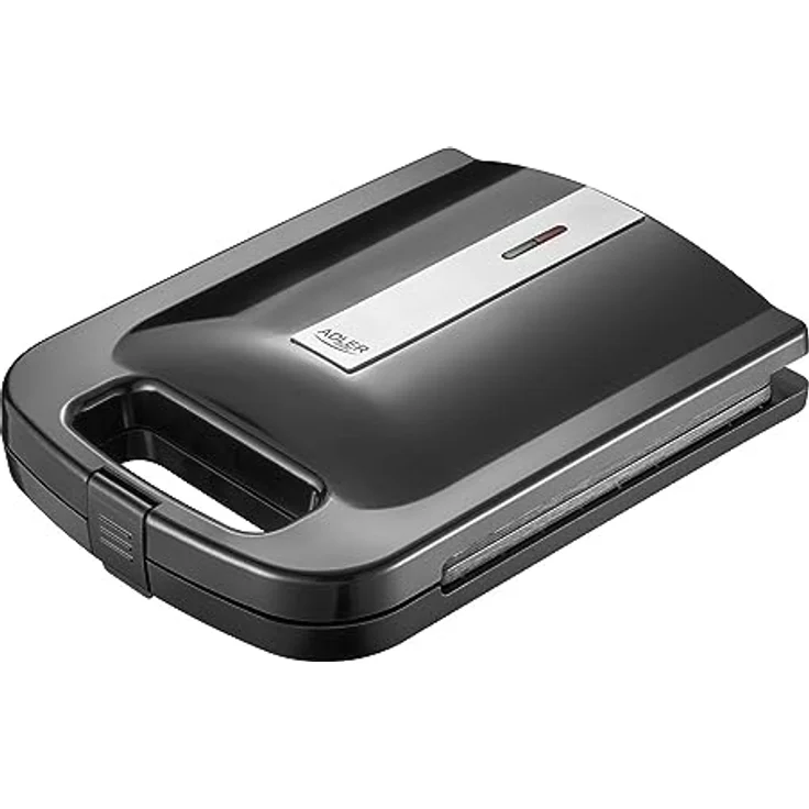 Adler AD 3055 XXL-Sandwich-Maker, 2000 Watt, 24 x 22 cm Grillfläche, für 4 Toast-Scheiben, antihaftbeschichtet, Kunststoff, schwarz – Bild 3