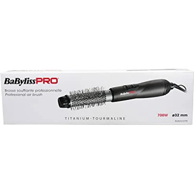 BaBylissPRO AIR Styler Ceramic, Warmluftbürste mit 2 Temperaturstufen, 700 W, ergonomischer Handgriff, unisex – Bild 2