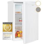 Exquisit Vollraumkühlschrank KS16-V-040D weiss | 126 L Volumen | Kühlschrank ohne Gefrierfach freistehend | Gemüsefach | LED
